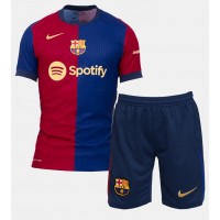 Camiseta Barcelona Frenkie de Jong #21 Primera Equipación Replica 2024-25 para niños mangas cortas (+ Pantalones cortos)